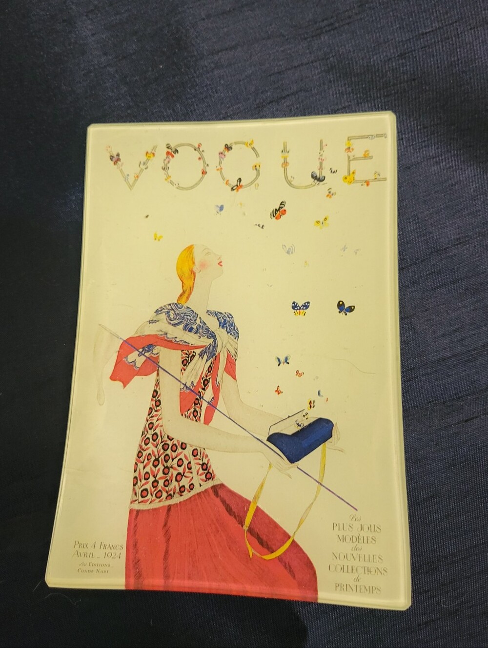 Vogue 1924 Glass Tray